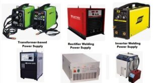 Types of Commonly used Welding Power Supplies