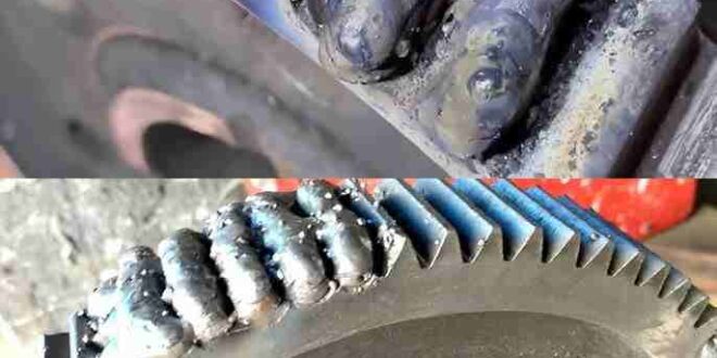 Welding Broken Gear Teeth