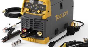 TOOLIOM Aluminum MIG Welder 250A 110V/220V Dual Voltage MIG/Lift TIG/Stick 3 in 1 Welding Machine