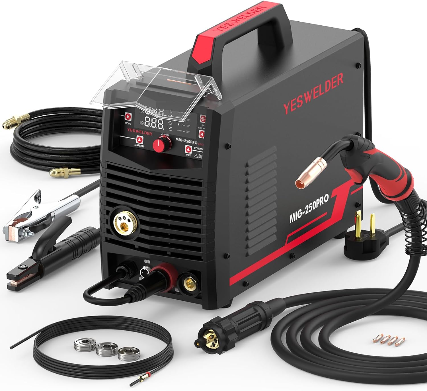 YesWelder MIG-250A PRO 220V Spool Gun Aluminum MIG Welder