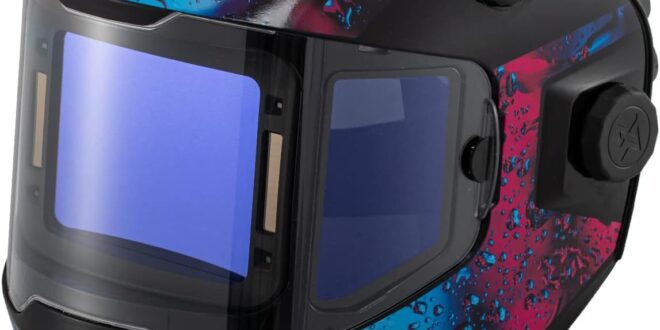 VEVOR Welding Helmet Auto Darkening Large Viewing with Side View