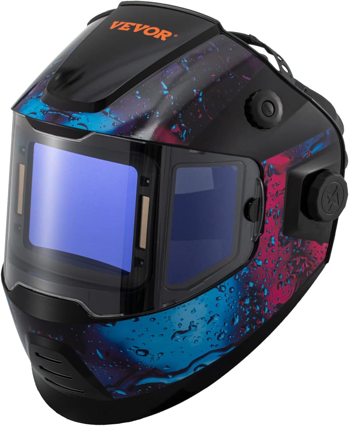 VEVOR Welding Helmet Auto Darkening Large Viewing with Side View