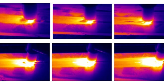 seam welding realtime thermal imaging.